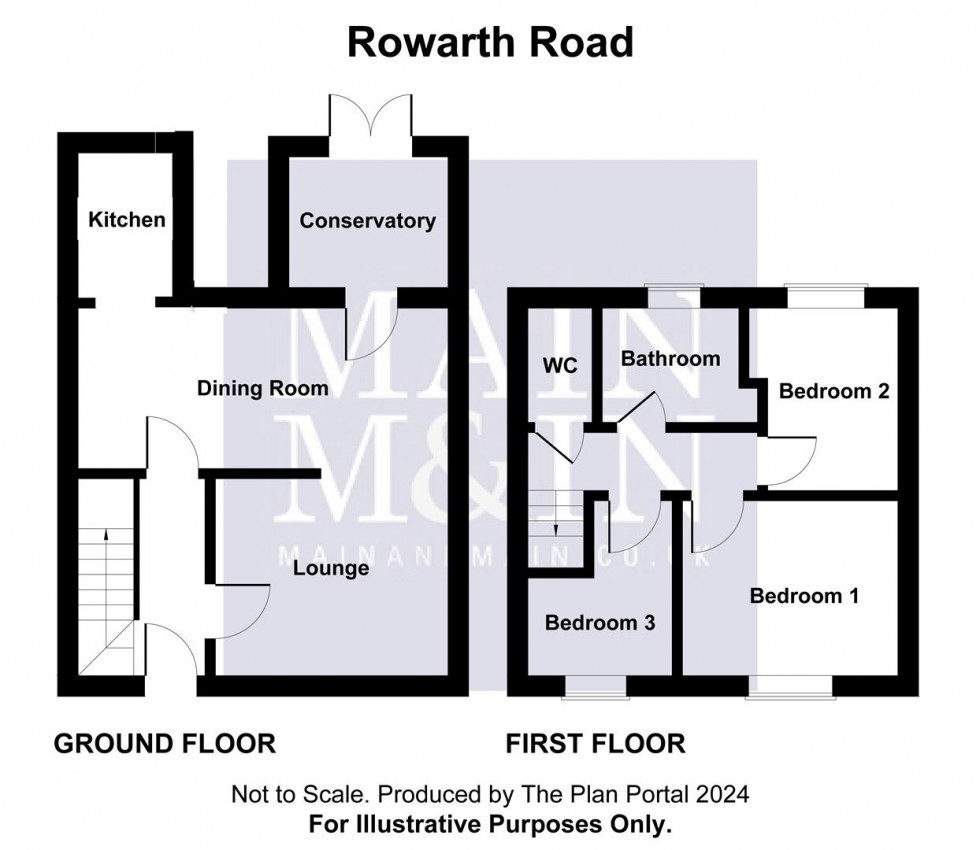 Floorplan for Rowarth Road, Newall Green
