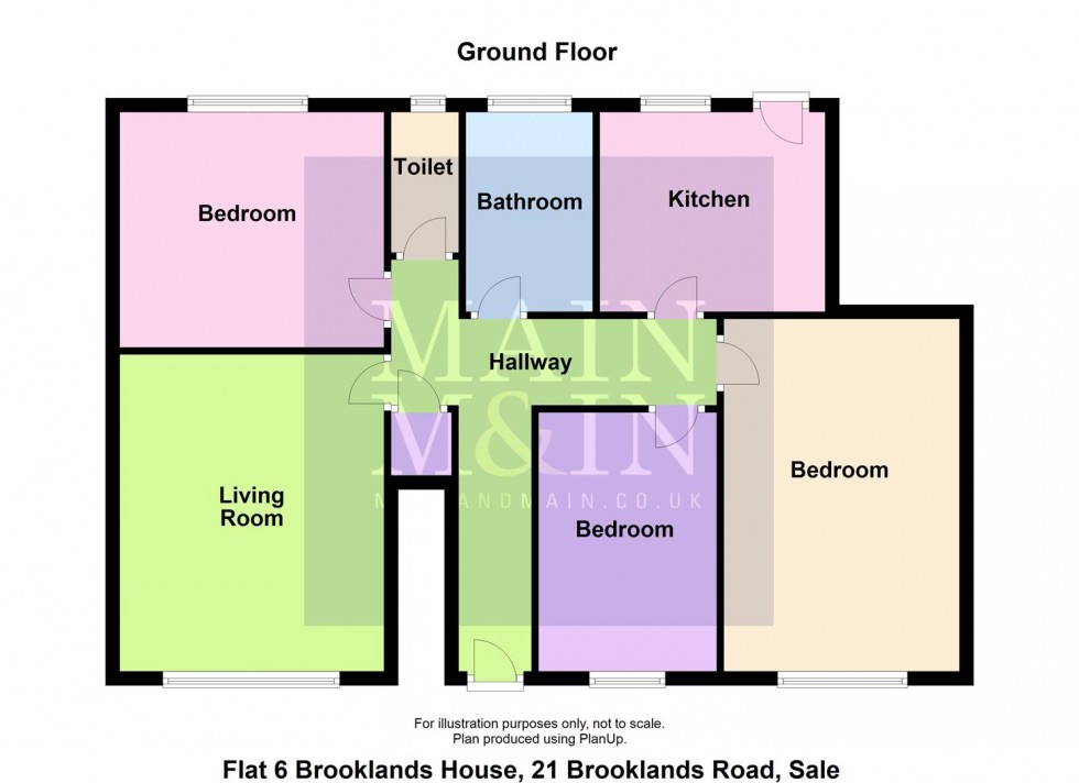 Floorplan for 21 Brooklands Road, Sale