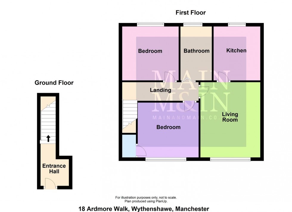 Floorplan for Ardmore Walk, Manchester
