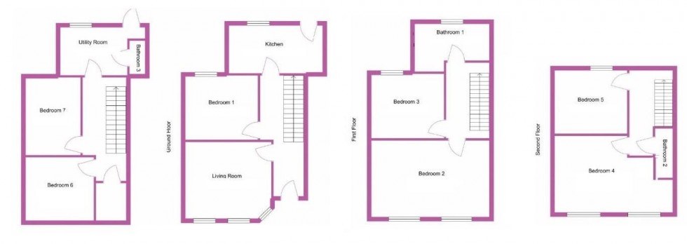 Floorplan for Carrill Grove, Levenshulme