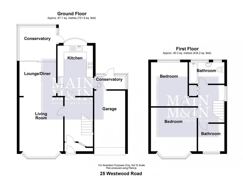 Floorplan for Westwood Road, Heald Green, Cheadle
