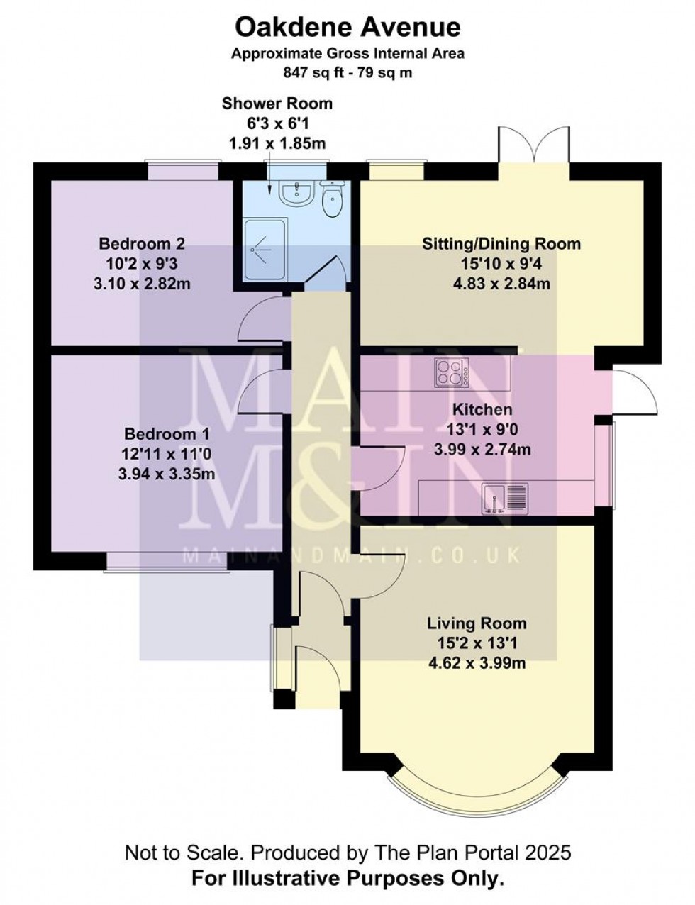 Floorplan for Oakdene Avenue, Heald Green