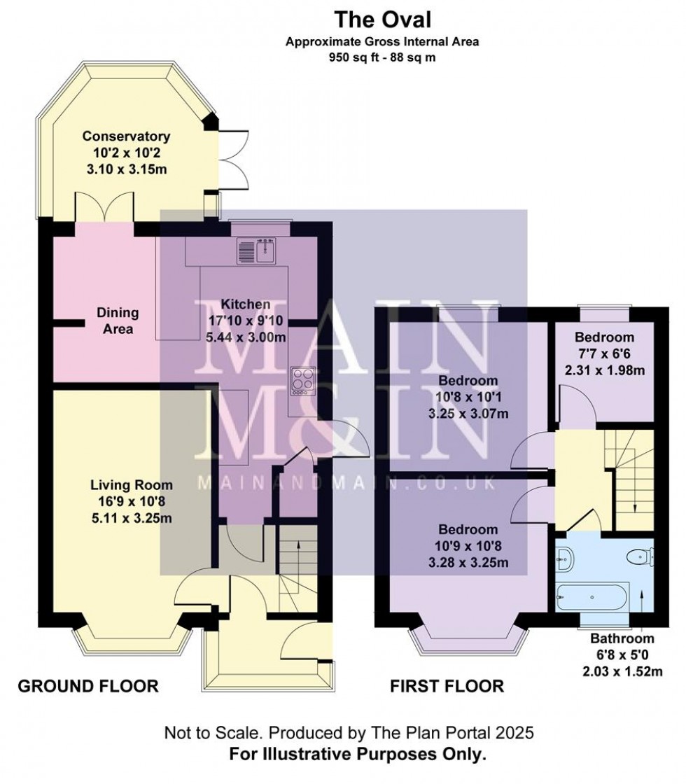 Floorplan for The Oval, Heald Green