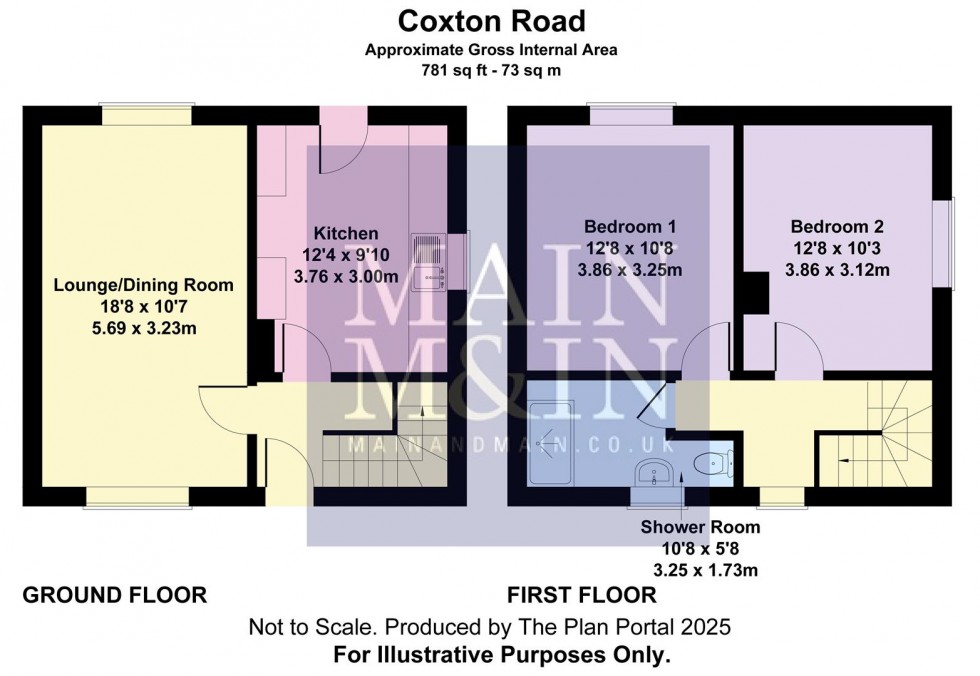 Floorplan for Coxton Road, Wythenshawe