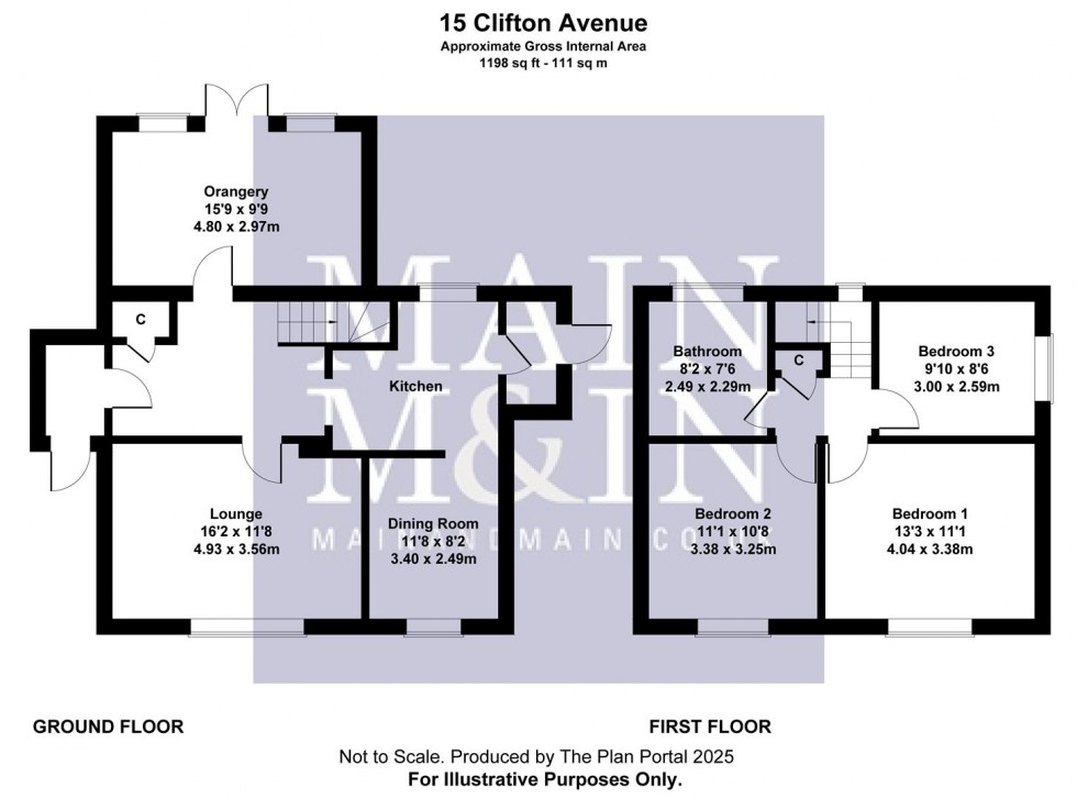 Floorplan for Clifton Avenue, Heald Green, Cheadle
