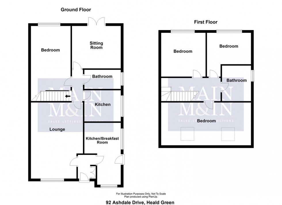 Floorplan for Ashdale Drive, Heald Green