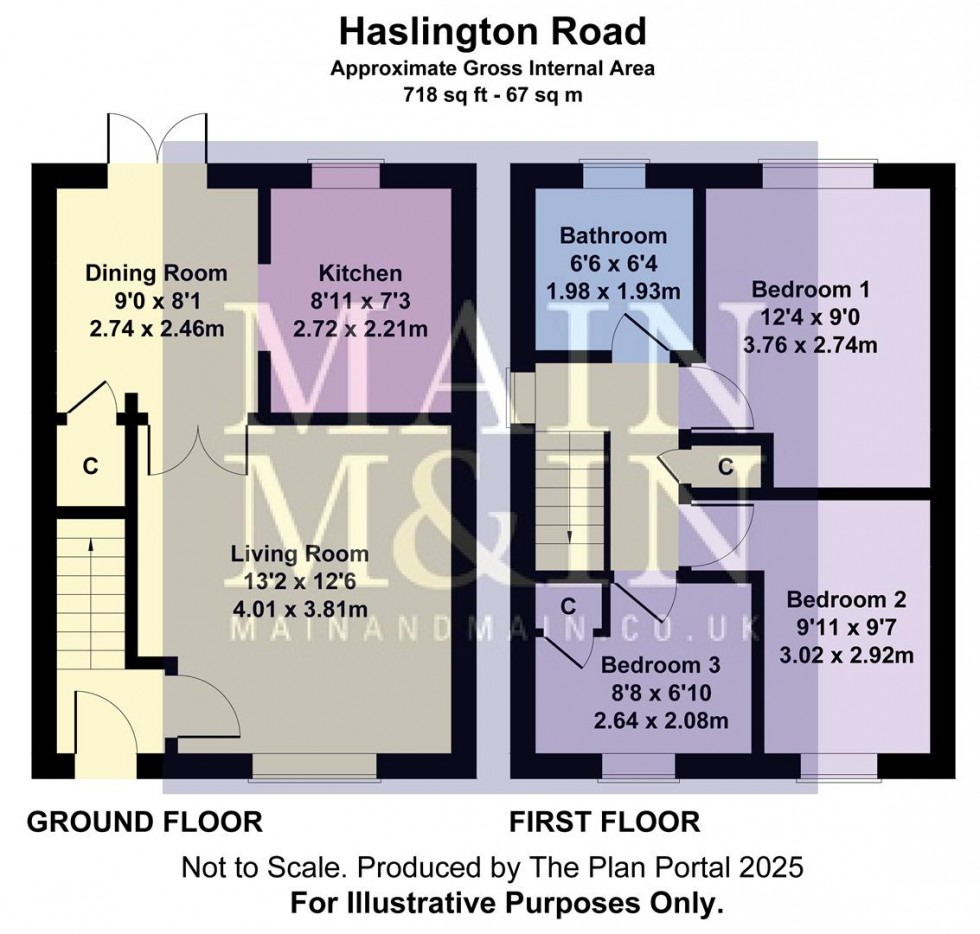 Floorplan for Haslington Road, Manchester
