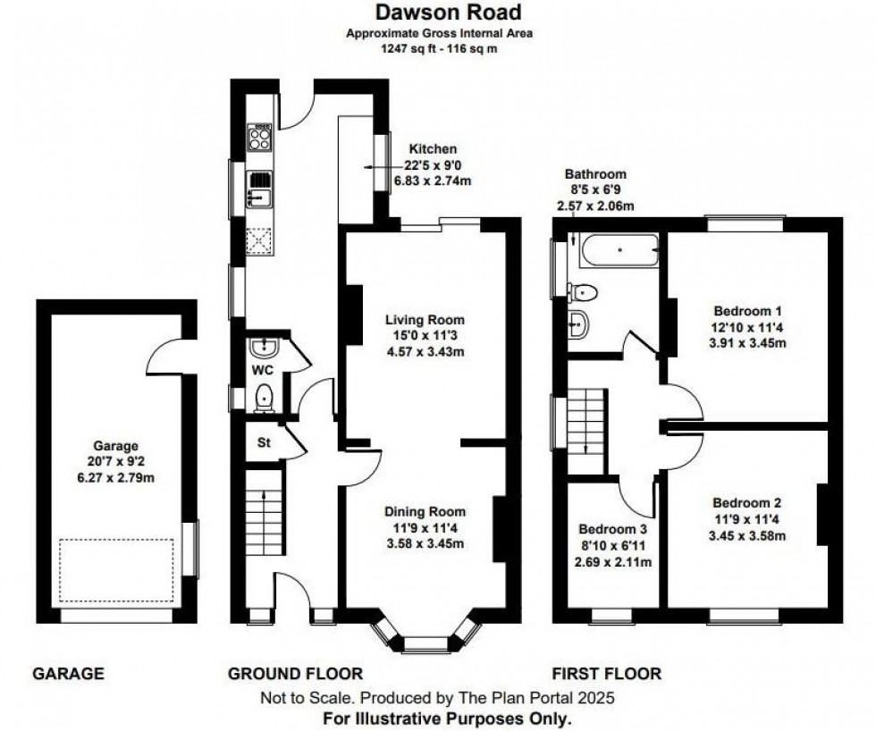 Floorplan for Dawson Road, Heald Green