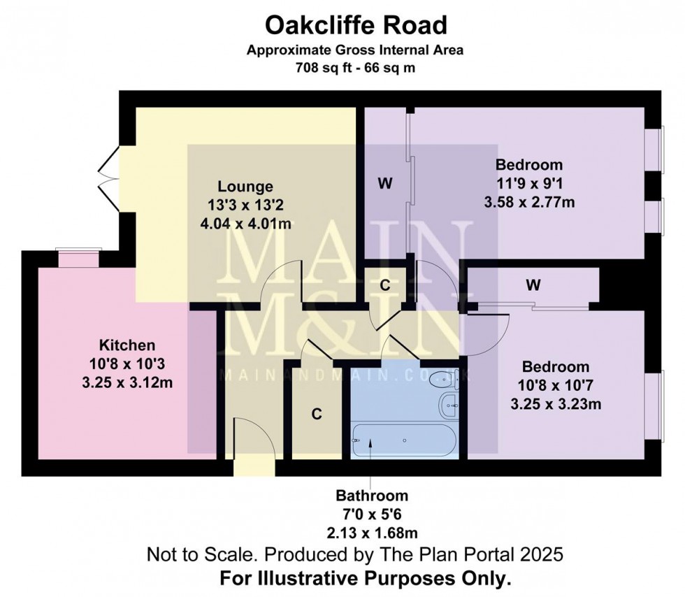 Floorplan for Oakcliffe Road, Baguley