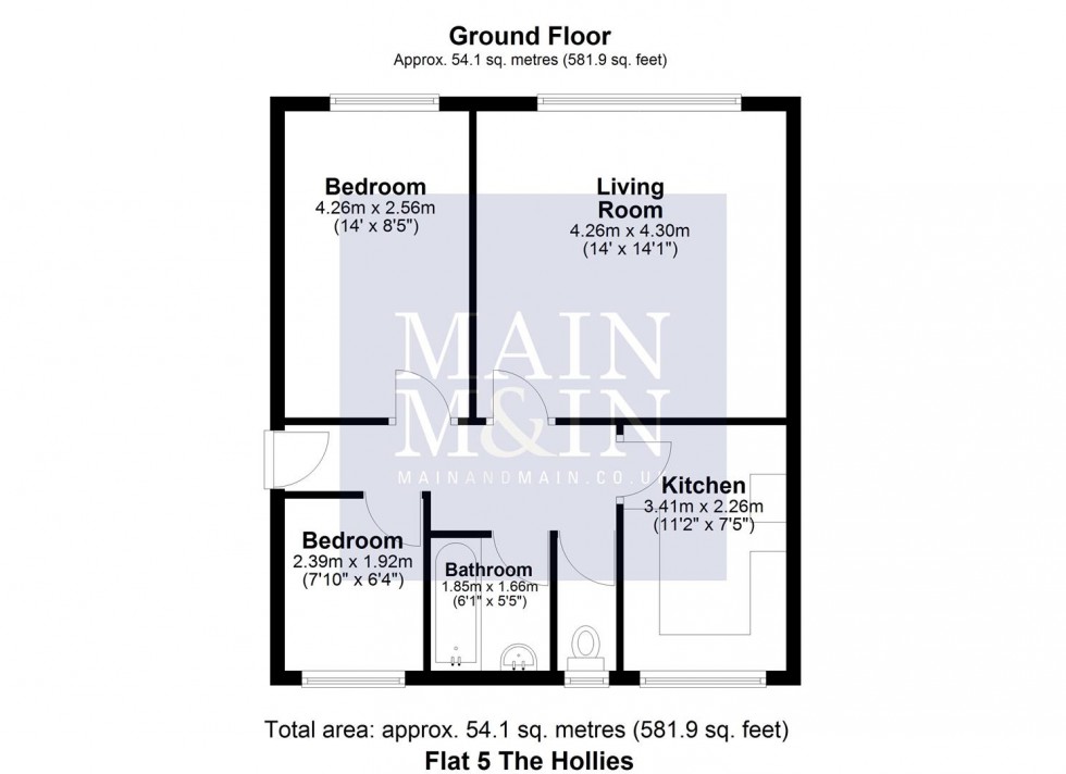 Floorplan for Oakwood Avenue, Gatley