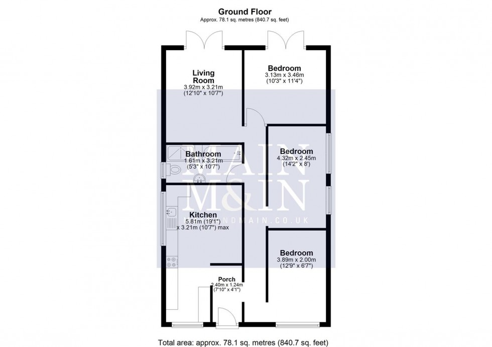 Floorplan for Oakdale Drive, Heald Green, Cheadle
