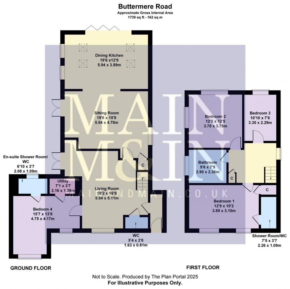 Floorplan for Buttermere Road, Gatley