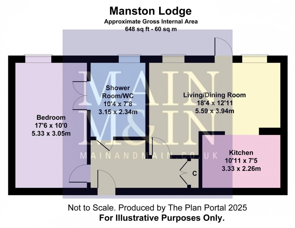 Floorplan for Manston Lodge, Stockport