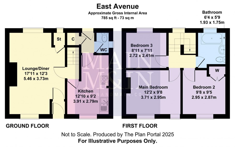 Floorplan for East Avenue, Heald Green