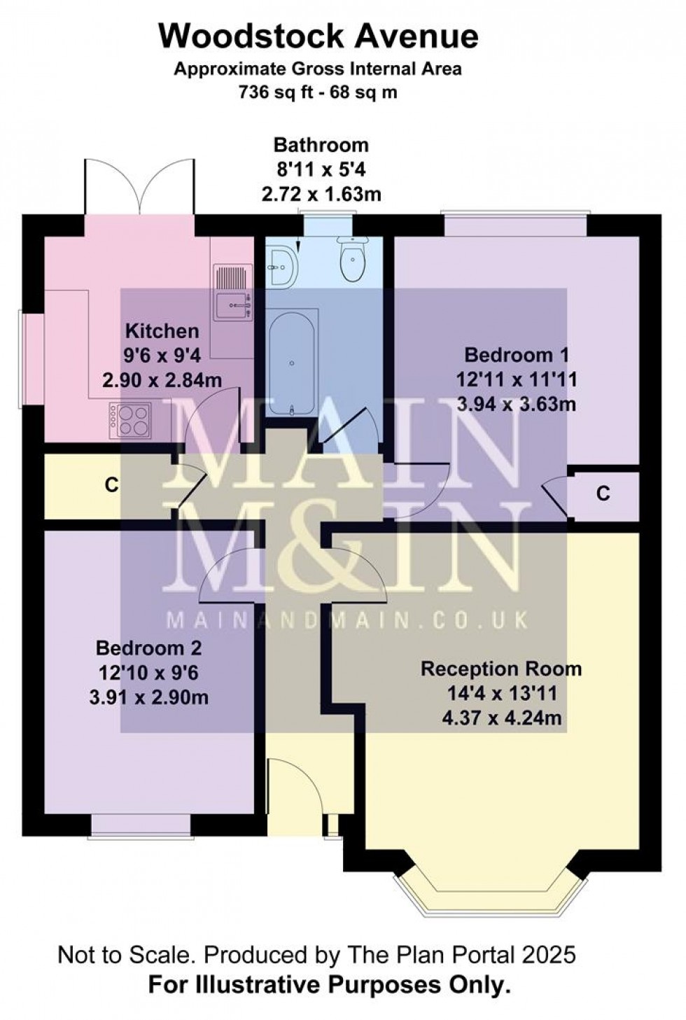 Floorplan for Woodstock Avenue, Cheadle Hulme