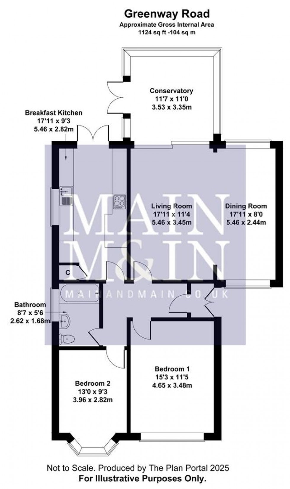 Floorplan for Greenway Road, Heald Green