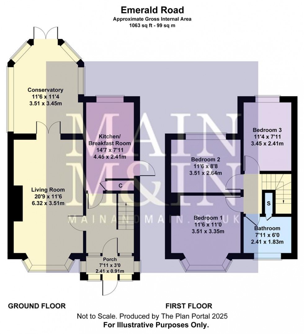 Floorplan for Emerald Road, Moss Nook