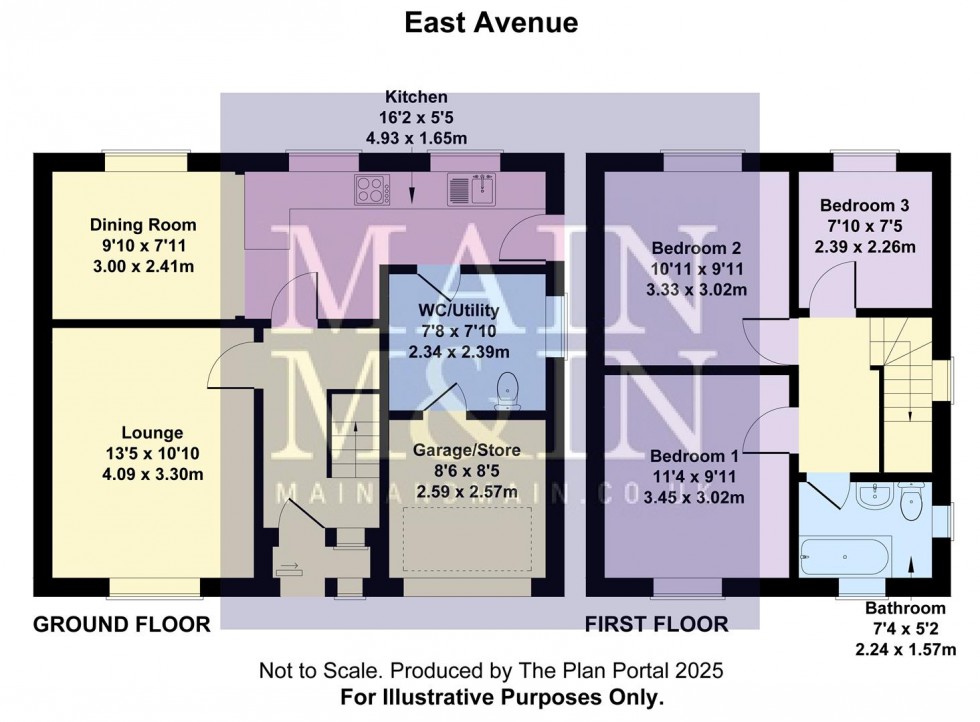 Floorplan for East Avenue, Heald Green