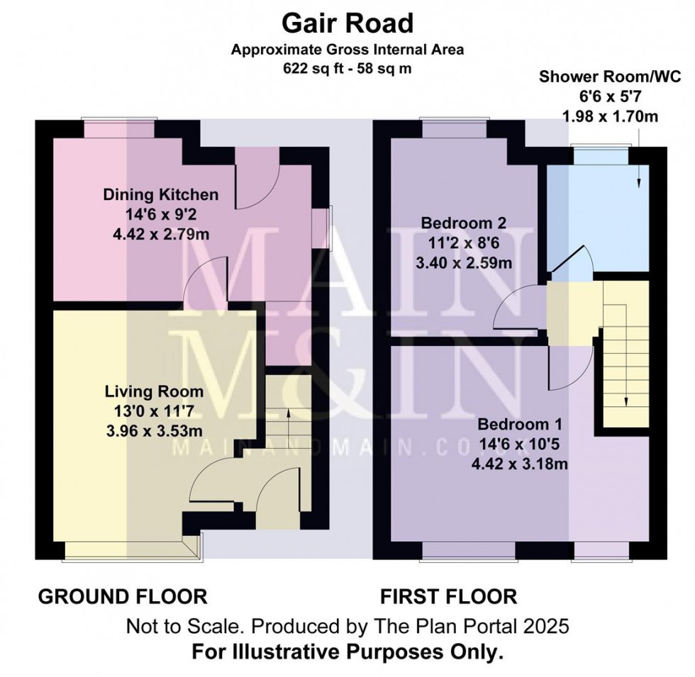 Floorplan for Gair Road, Reddish