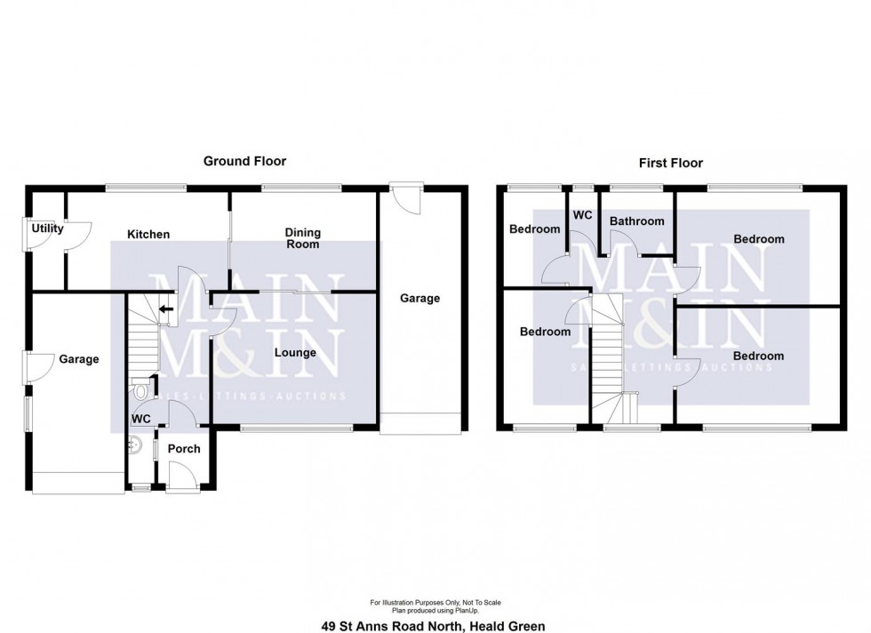 Floorplan for St. Anns Road North, Heald Green