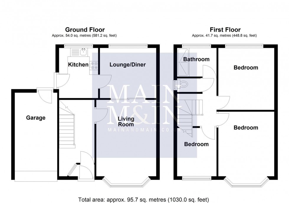Floorplan for St. Austell Drive, Heald Green, Cheadle
