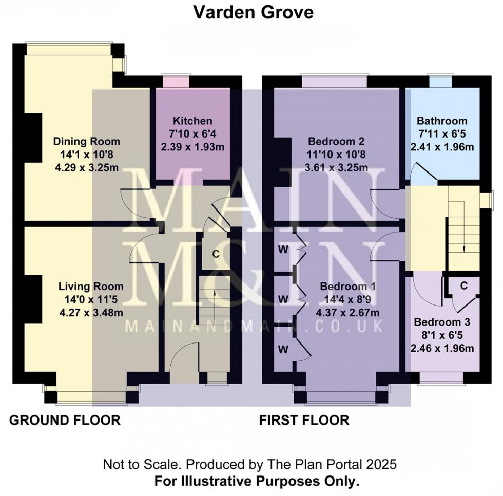 Floorplan for Varden Grove, Stockport