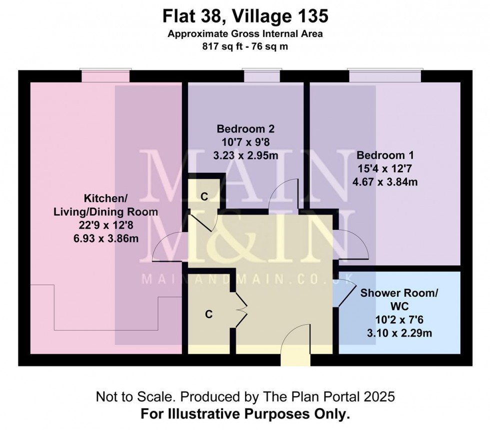 Floorplan for Village 135, Wythenshawe