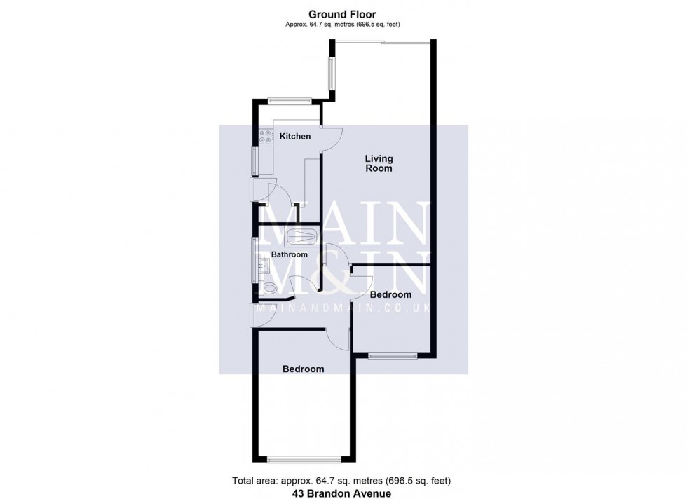 Floorplan for Brandon Ave, Heald Green