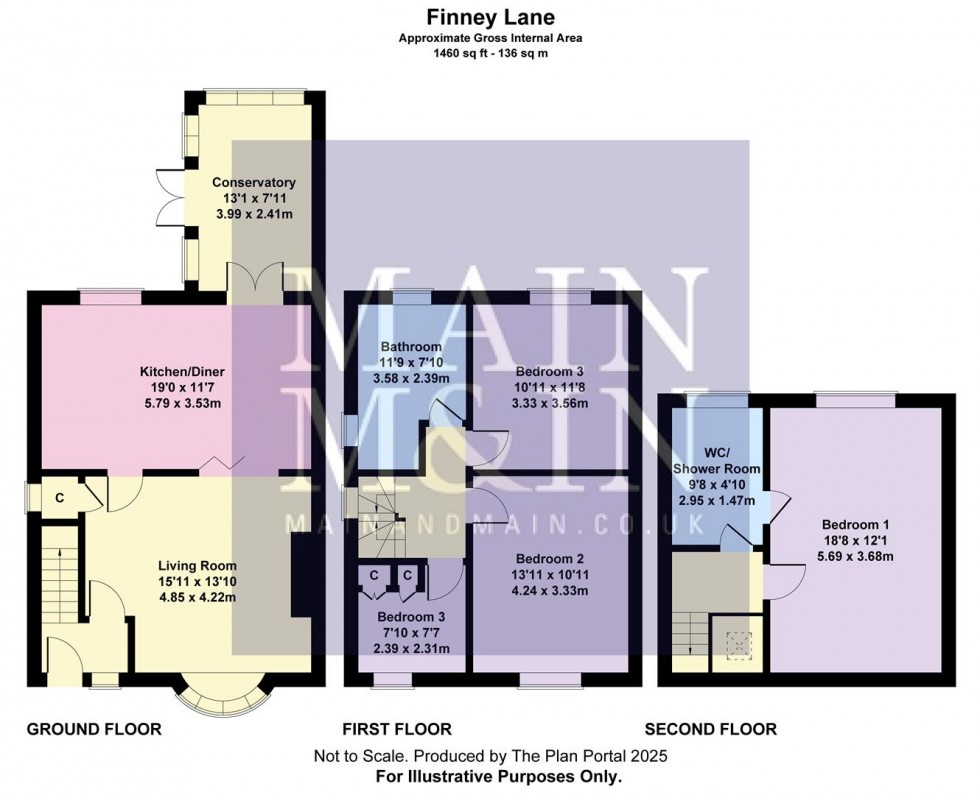 Floorplan for Finney Lane, Heald Green