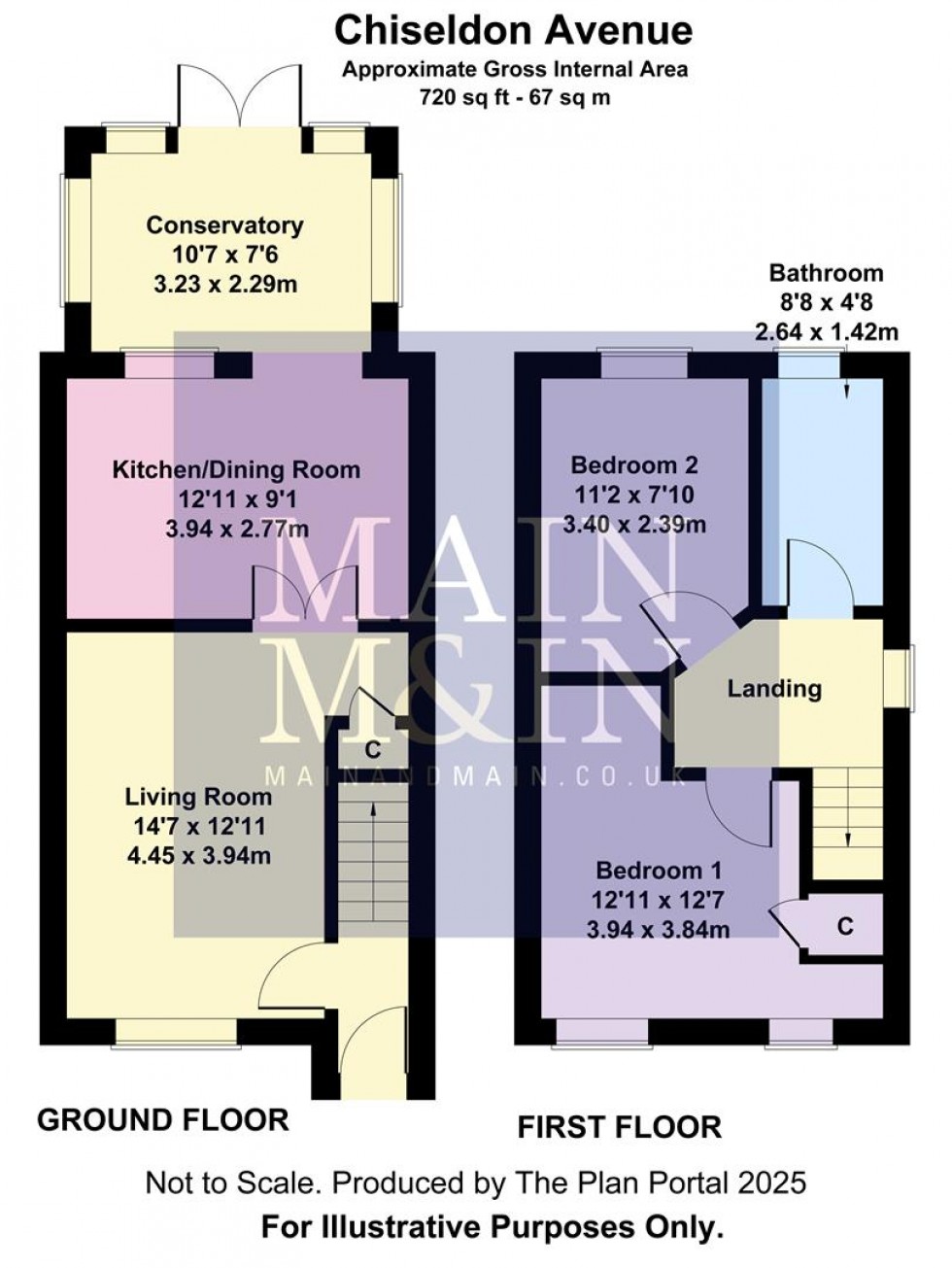 Floorplan for Chiseldon Avenue, Ashway Park