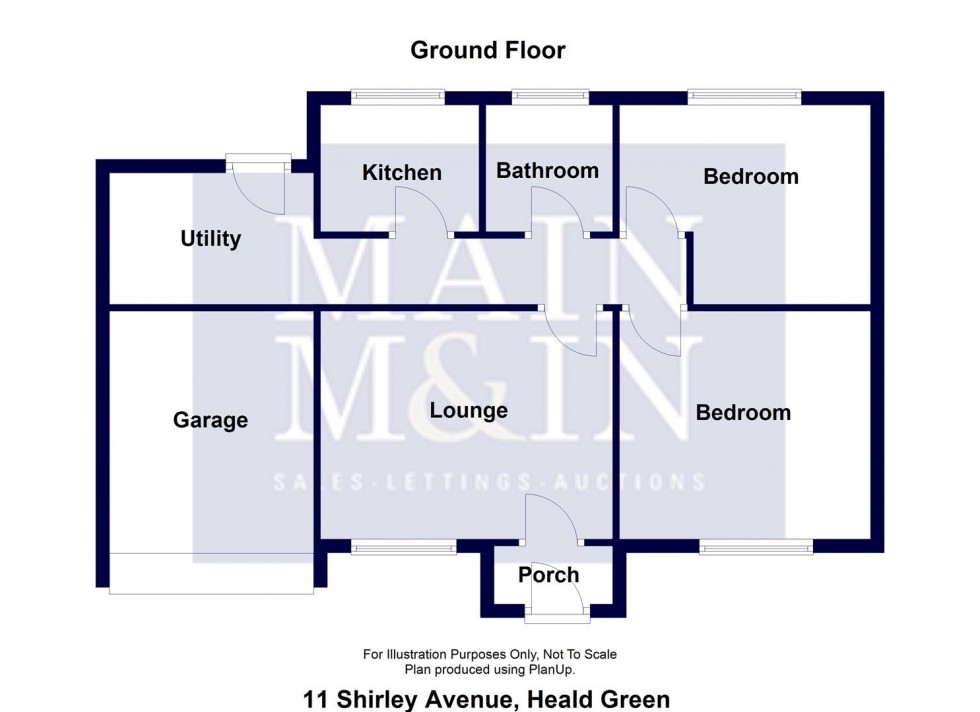 Floorplan for Shirley Avenue, Heald Green, Cheadle