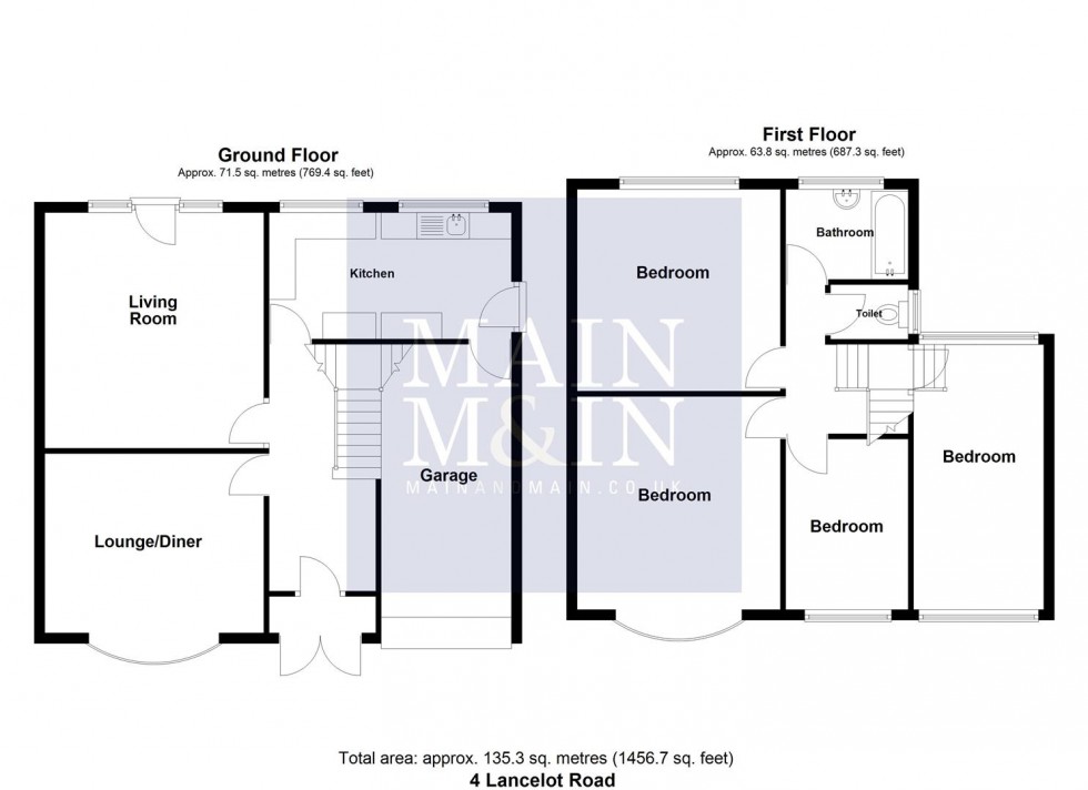 Floorplan for Lancelot Road, Manchester