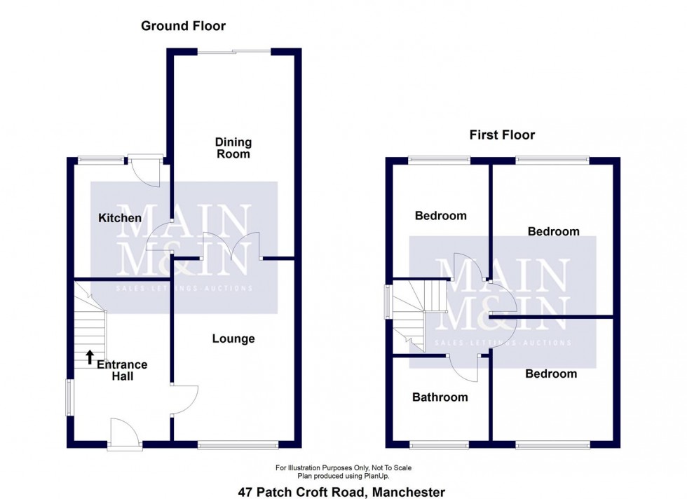 Floorplan for Patch Croft Road, Manchester
