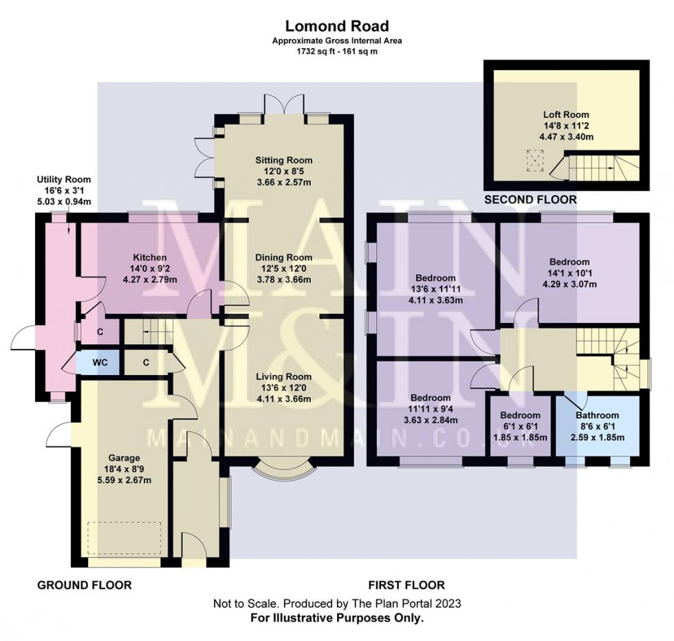 Floorplan for Lomond Road, Peel Hall