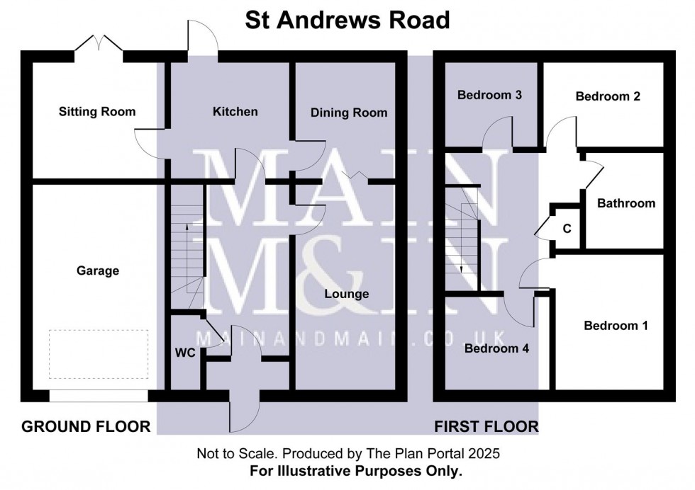 Floorplan for St. Andrews Road, Heald Green
