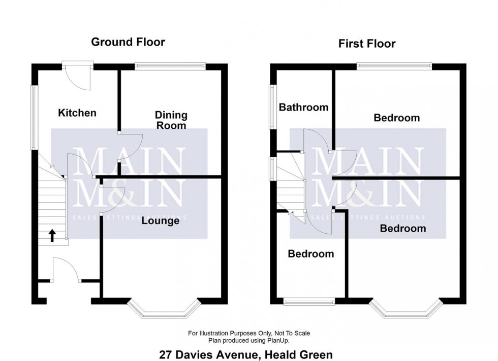Floorplan for Davies Avenue, Heald Green