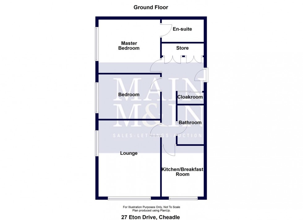 Floorplan for Eton Drive, Heald Green
