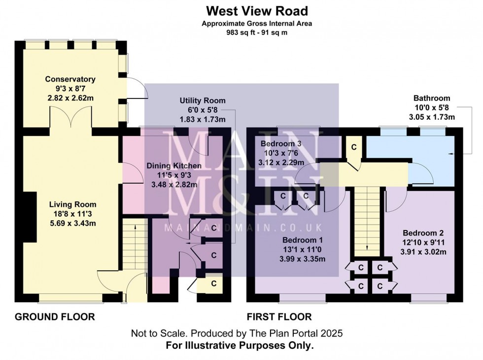 Floorplan for West View Road, Northenden