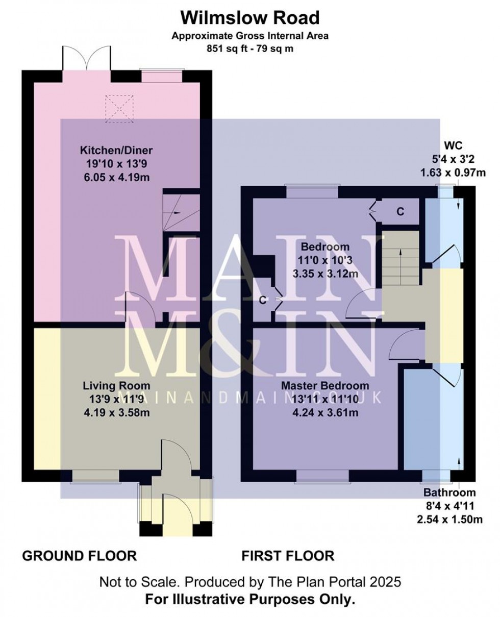 Floorplan for Wilmslow Road, Heald Green