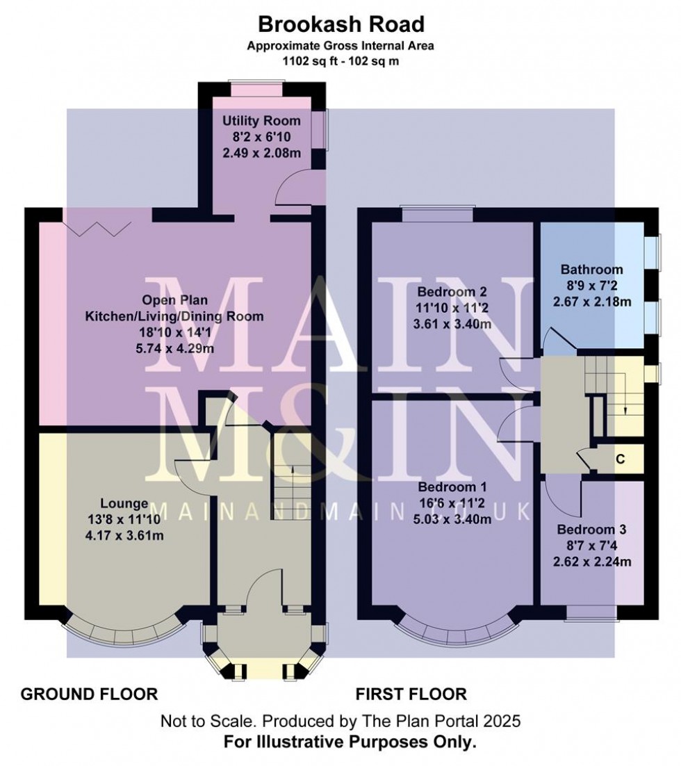 Floorplan for Brookash Road, Manchester