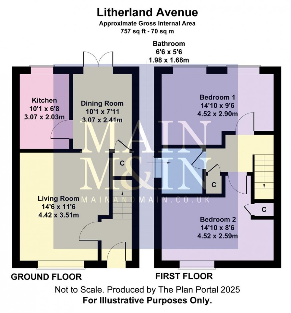 Floorplan for Litherland Avenue, Manchester
