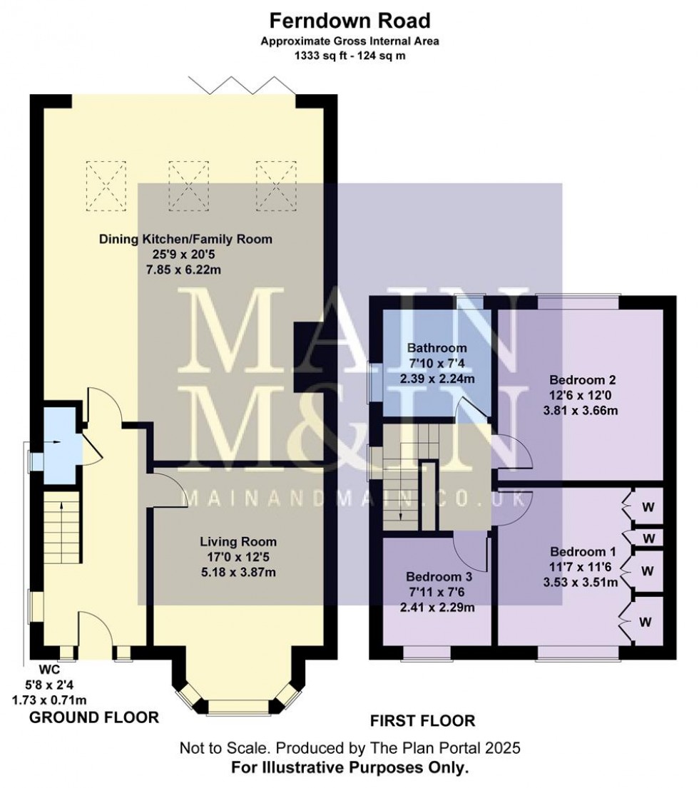 Floorplan for Ferndown Road, Brooklands, Manchester