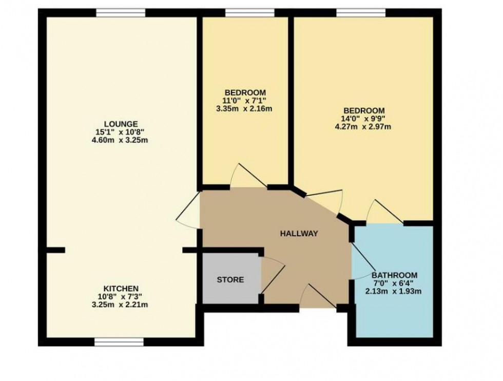 Floorplan for Finney Lane, Heald Green