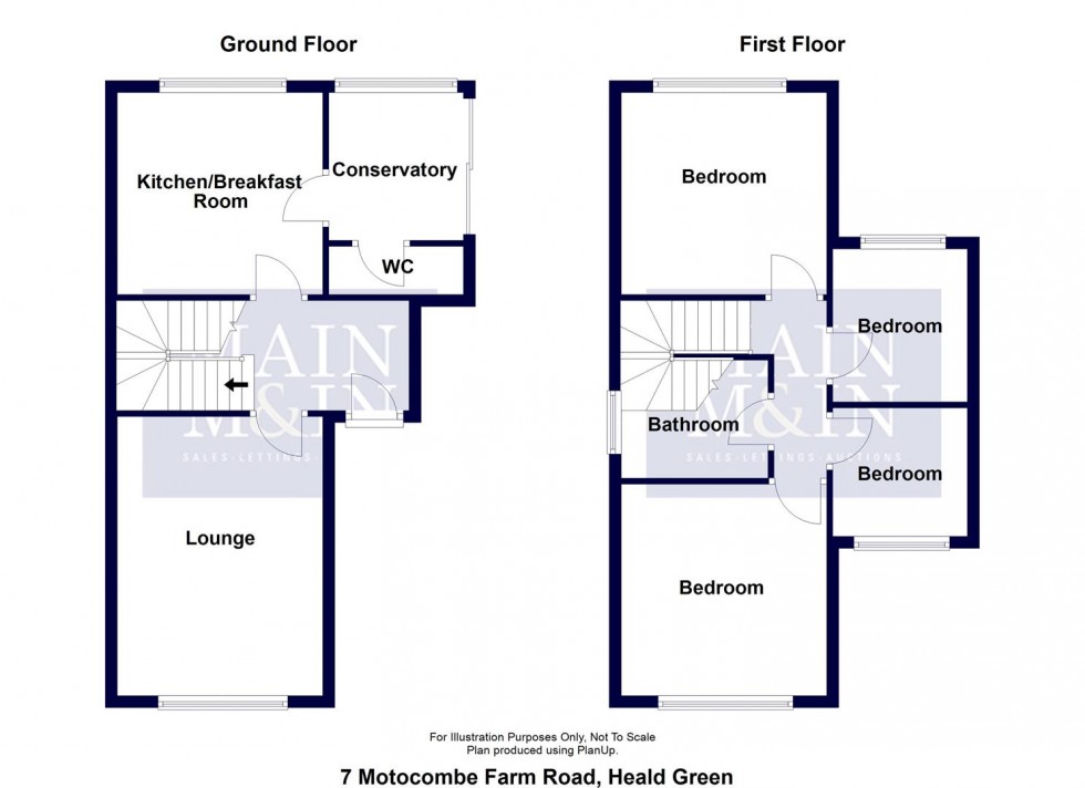 Floorplan for Motcombe Farm Road, Heald Green, Cheadle