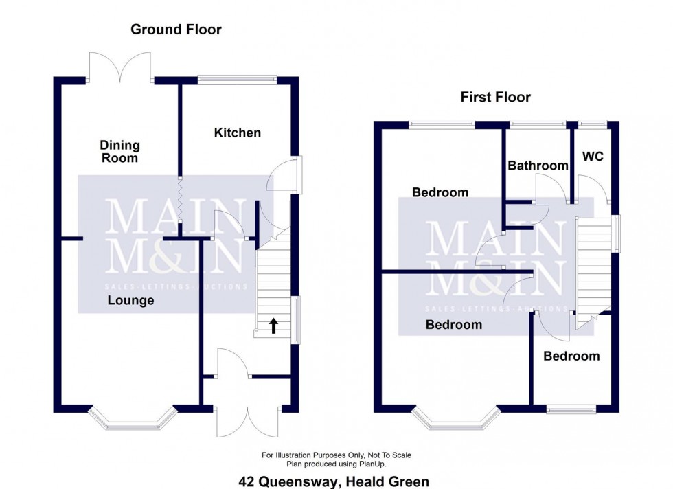 Floorplan for Queensway, Heald Green