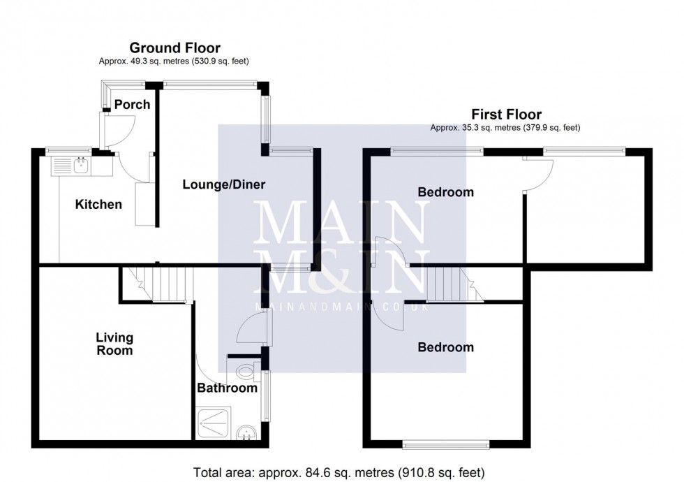 Floorplan for Eastleigh Road, Heald Green