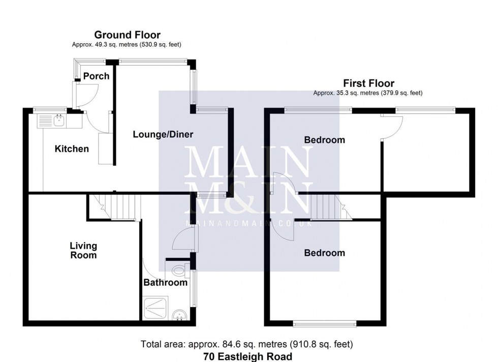 Floorplan for Eastleigh Road, Heald Green