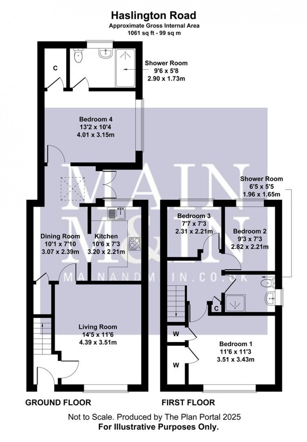 Floorplan for Haslington Road, Ashway Park, Manchester