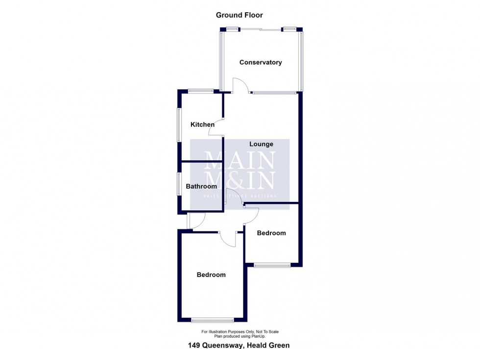 Floorplan for Queensway, Heald Green