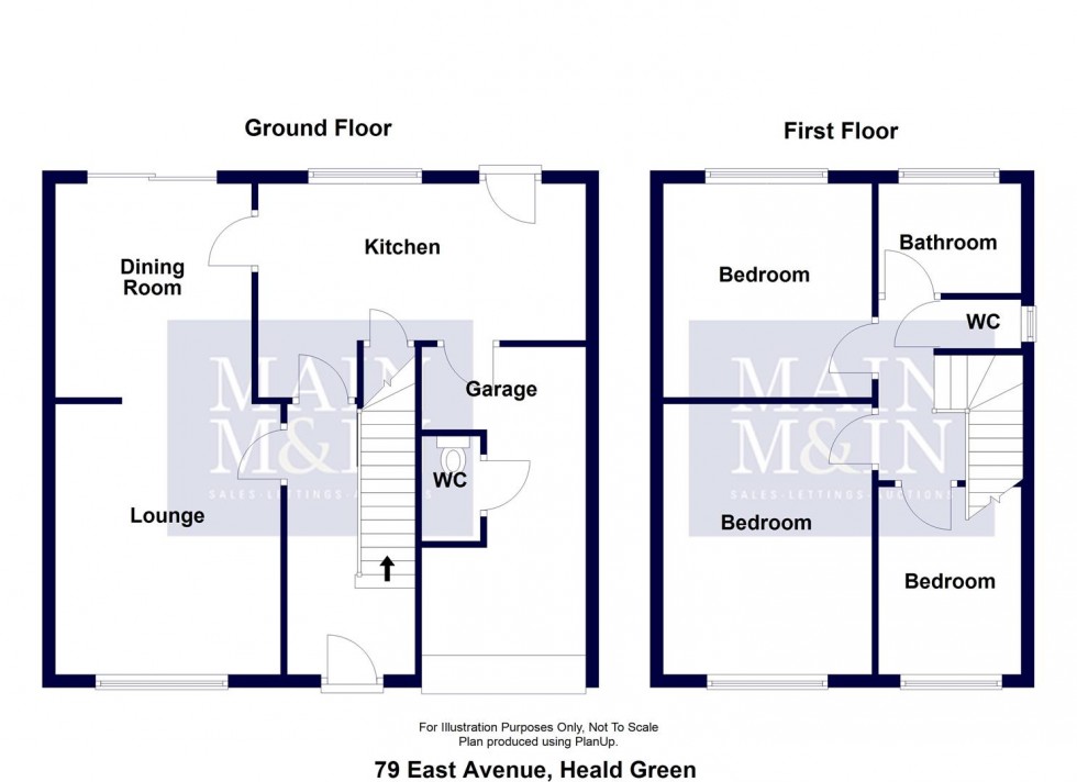 Floorplan for East Avenue, Heald Green, Cheadle